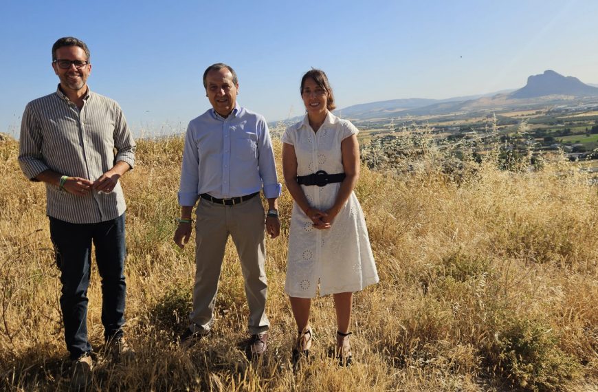 El PSOE propone crear un mirador turístico y una senda paisajística en el Cerro de la Veracruz de Antequera