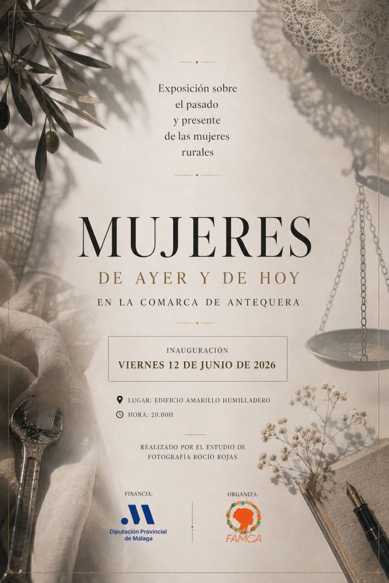 La exposición ‘Mujeres de ayer y de hoy en la Comarca de Antequera’ rendirá homenaje a las mujeres rurales