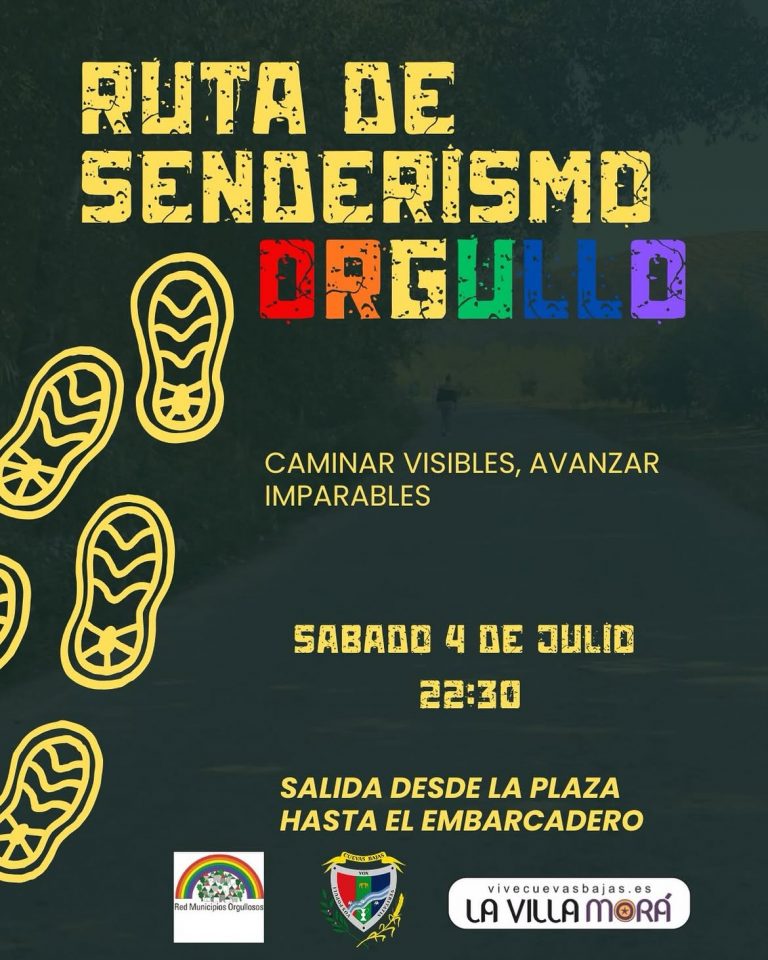 Cuevas Bajas celebrará una Ruta de Senderismo del Orgullo bajo el lema ‘Caminar visibles, avanzar imparables’