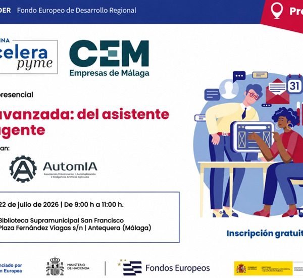 CEM y ACIA organizan en Antequera un nuevo curso sobre inteligencia artificial aplicada a las pymes