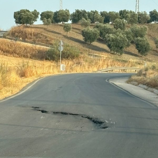 El PSOE reclama una actuación urgente en la carretera que une La Joya con La Higuera