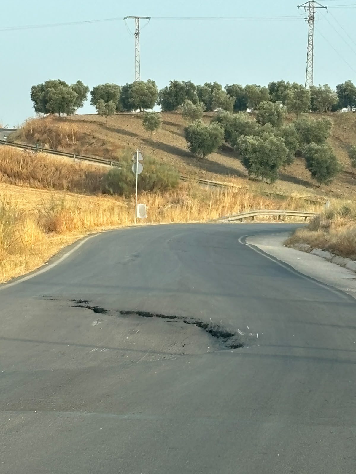 El PSOE reclama una actuación urgente en la carretera que une La Joya con La Higuera