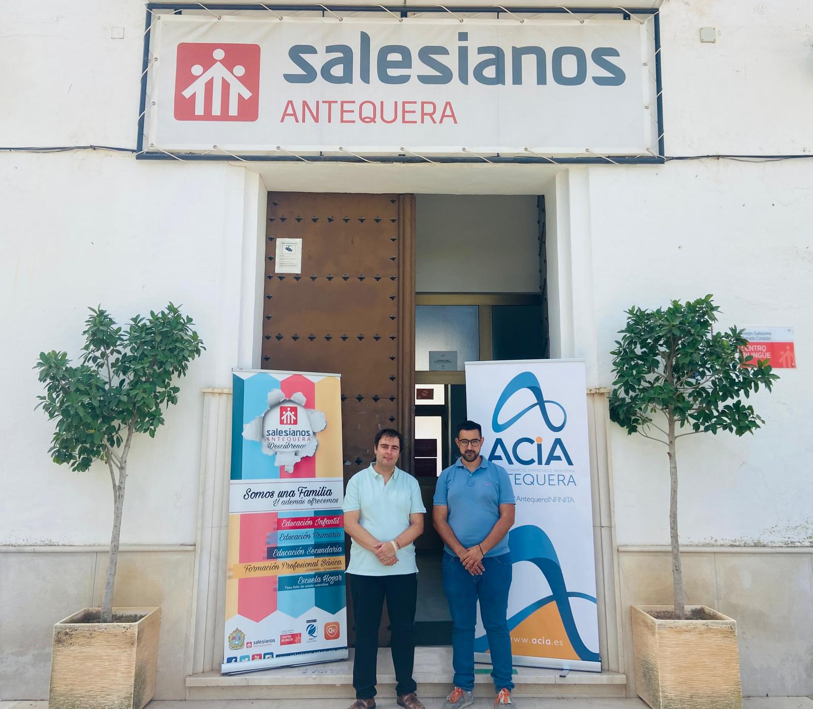 Los Salesianos de Antequera y ACIA acuerdan impulsar iniciativas empresariales y formativas