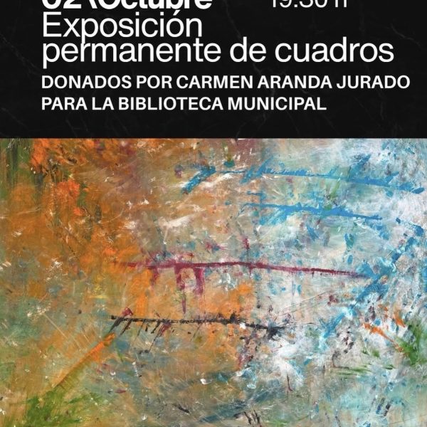 Cuevas Bajas inaugura una exposición permanente con cuadros donados por Carmen Aranda Jurado