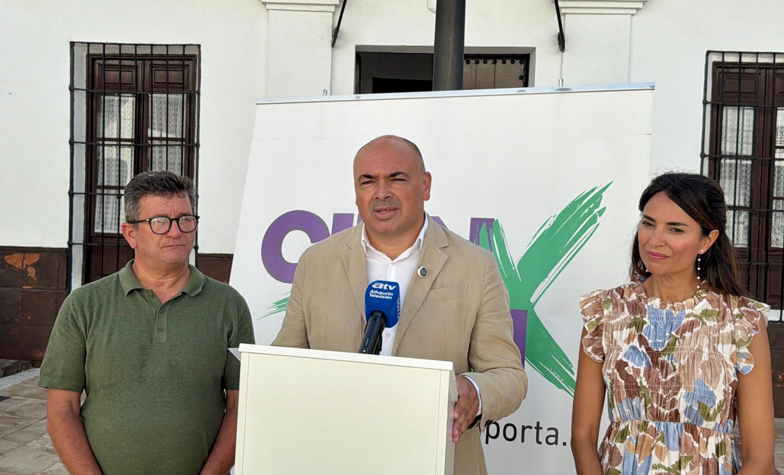 Anthony Bermúdez será de nuevo el candidato de 100% Alhaurín a la Alcaldía en las municipales de 2027
