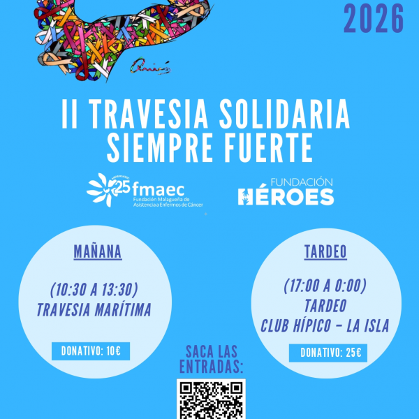 Málaga celebrará el 26 de septiembre la II Travesía Solidaria ‘Siempre Fuerte’ en homenaje a Pablo Ráez