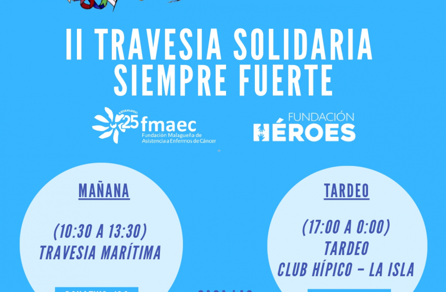 Málaga celebrará el 26 de septiembre la II Travesía Solidaria ‘Siempre Fuerte’ en homenaje a Pablo Ráez